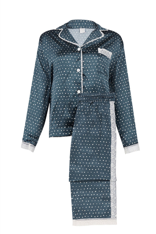 INES SILK PYJAMA SET -  Archive