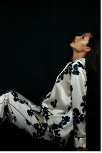 PHOEBE MORNING GLOW SILK PJ SET