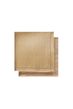 SET OF TWO JACQUARD LINEN NAPKINS