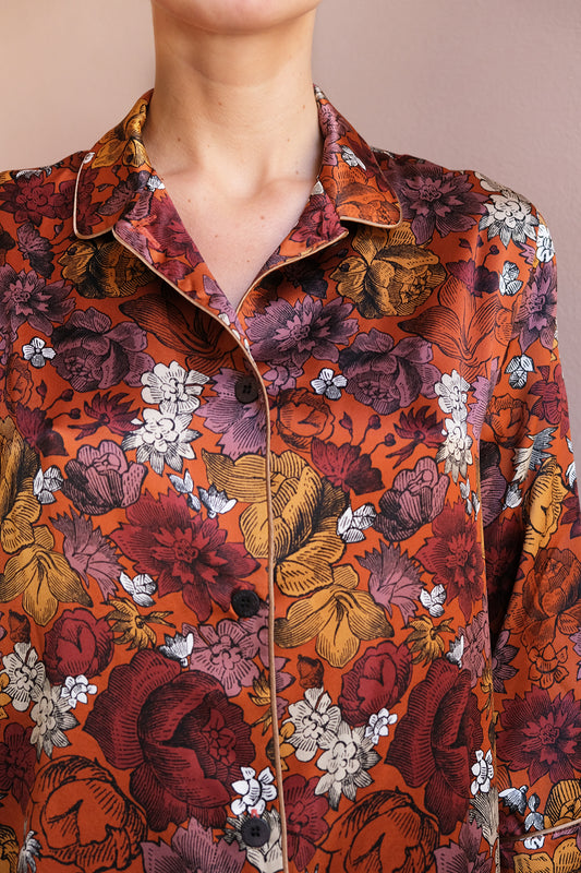 PRINTED SILK SHIRT - Sample