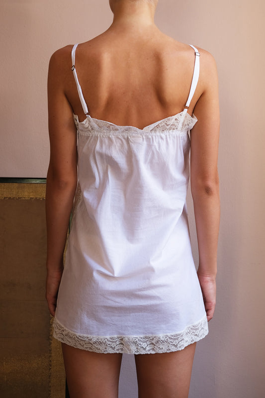 COTTON SHORT SLIP DRESS - Sample