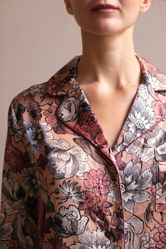 PRINTED SILK SHIRT - Sample