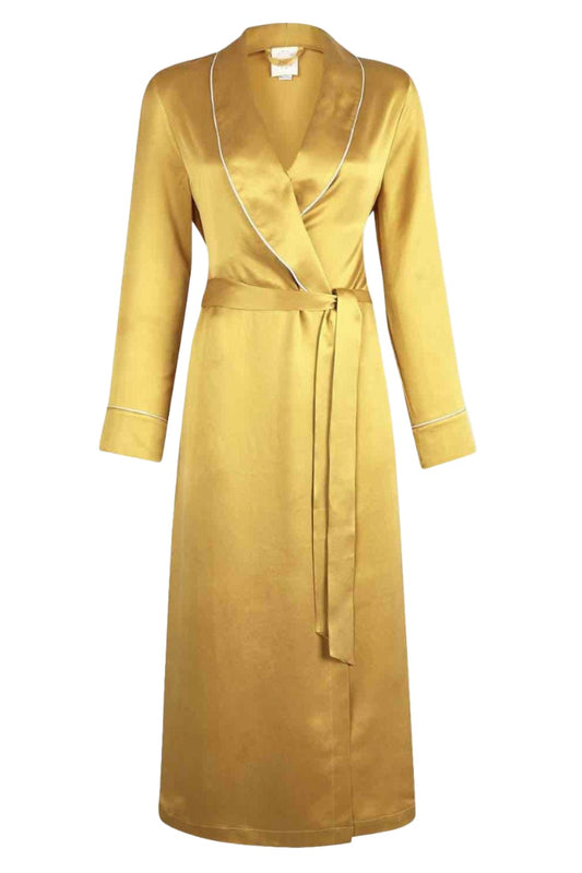 BIANCA SILK LONG ROBE - Archive
