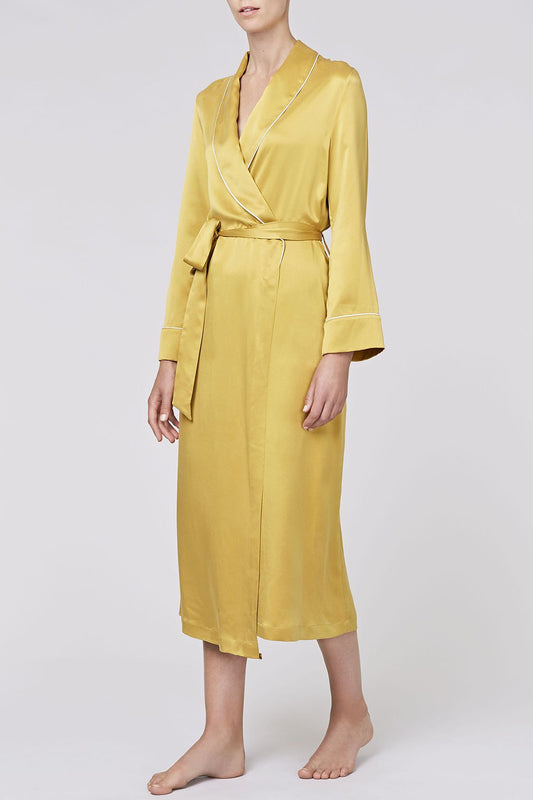 BIANCA SILK LONG ROBE - Archive