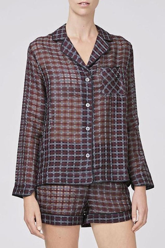 CARA COTTON SILK PYJAMA SET -  Archive