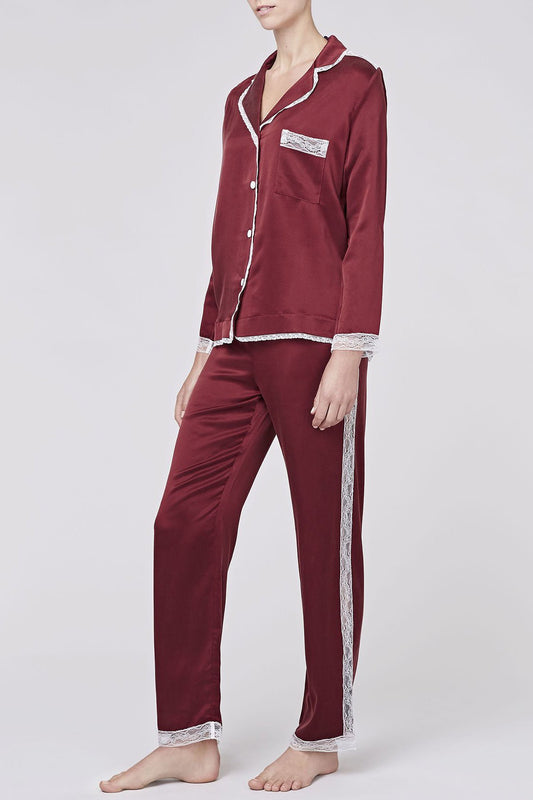 INES SILK PYJAMA SET - Archive