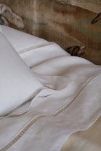 classic white linen top sheet
