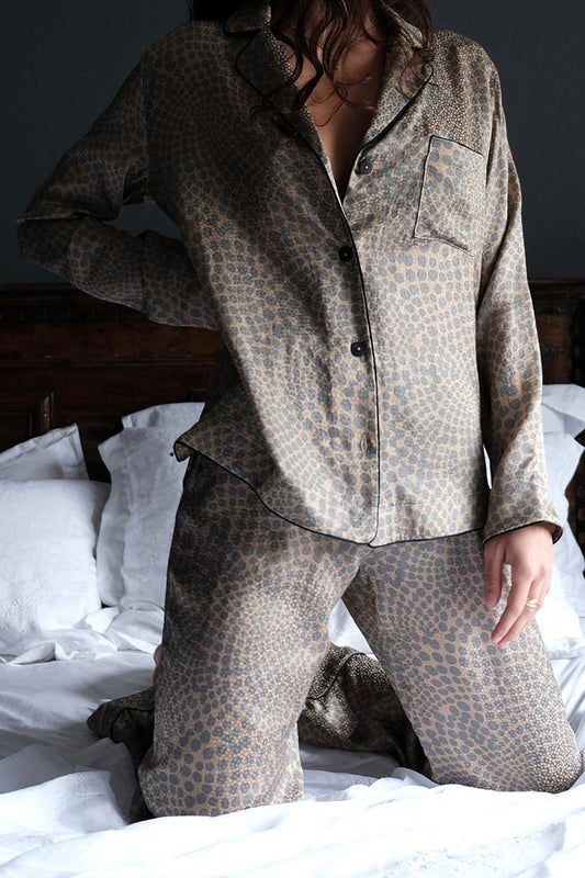 INES SILK PYJAMA SET - Archive