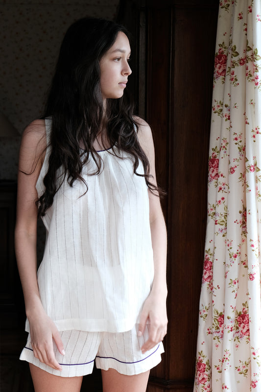 LOLA LINEN CAMISOLE SET
