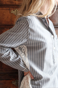 TESS WOOL SHORT SLEEP SHIRT